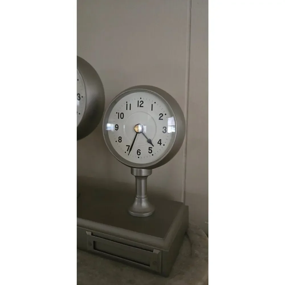 Pottery Barn Around the World 3-Time Zone Clock